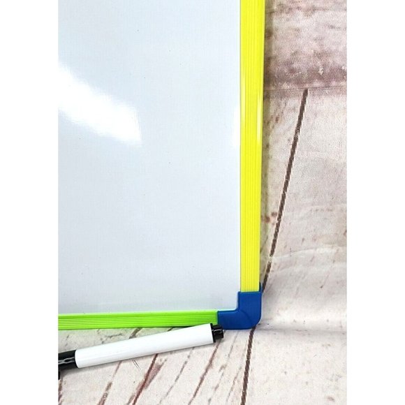 Dry Eraser Whiteboard With Magnetic Marker  12"x8" DOES NOT HANG BY MAGNET - Picture 10 of 12